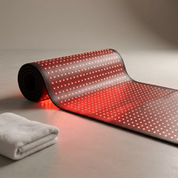 2026 Upgraded All-In-One Red Light Therapy Mat Full Body, 75” X 35” Medical-Grade TPU Red Light Blanket with 2600 Dual-Wavelength Leds (660Nm Red & 850Nm NIR) for Pain Relief — Studio Shot