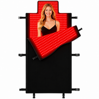 Red Light Therapy Mat Designed for Full Body Treatment, 2600 Dual Wavelength LEDs, high-quality TPU, 75x35 Inch