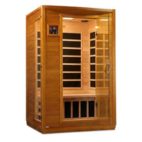 Andora 2-Person Low EMF FAR Infrared Sauna, Canadian Hemlock — Studio Shot