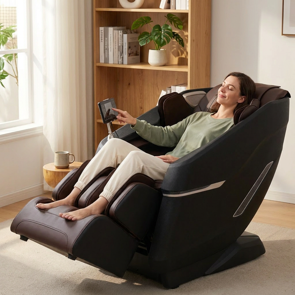 Full Body Massage Chair Built for Deep Relaxation, Zero Gravity Position, SL-Track System, 32 Airbag Design