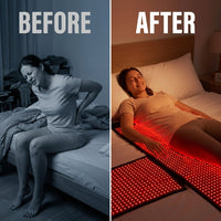 Red and Infrared Light Therapy Mat — Before & After