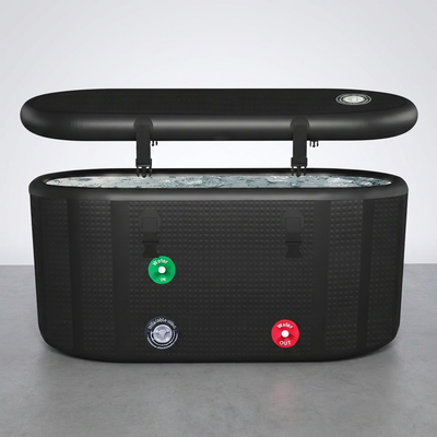 Cold Plunge Tub Built for Athletes, 195 Gallon Capacity, Water Chiller Compatible, Insulated Lid
