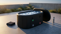 XXL Cold Plunge Tub for Athletes, Compatible with Water Chillers, 195 Gallon Inflatable Cold Plunge with Insulated Lid, Portable Ice Plunge Bathtub for Adult, Ice Tub Outdoor for Cold Water Therapy(C) — Lifestyle