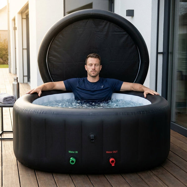 Cold Plunge Tub Built for Athletes, 195 Gallon Capacity, Water Chiller Compatible, Insulated Lid